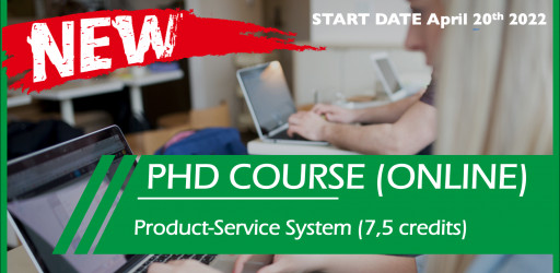 PhD Course - Product-Service Systems ONLINE