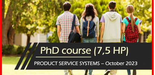 PhD course: Product Service Systems
